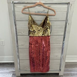 Marciano sequin cocktail dress